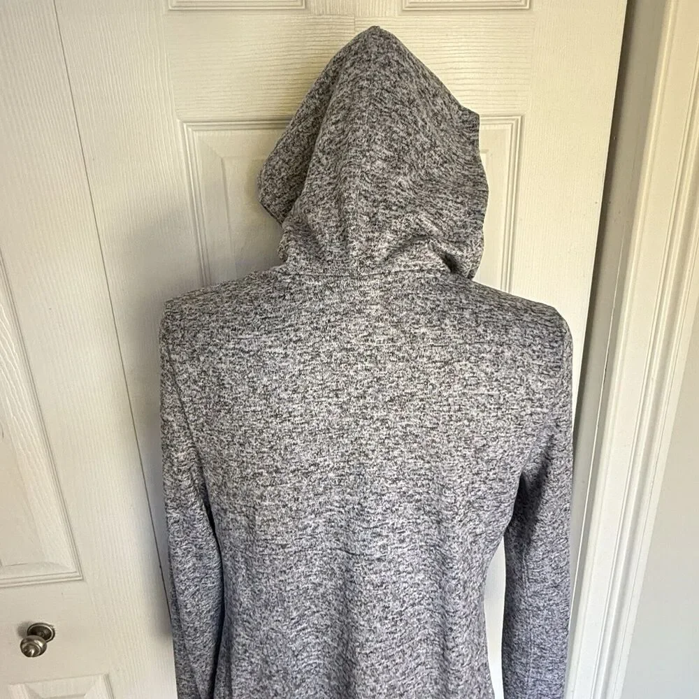Old Navy Cardigan Women Size SP Open Front Drape Gray Shortie Flow